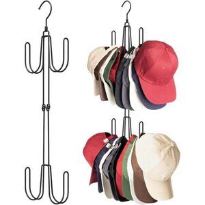 Hat Hanger Closet Organizer Stainless Steel Hat Rack for Baseball Caps Storage